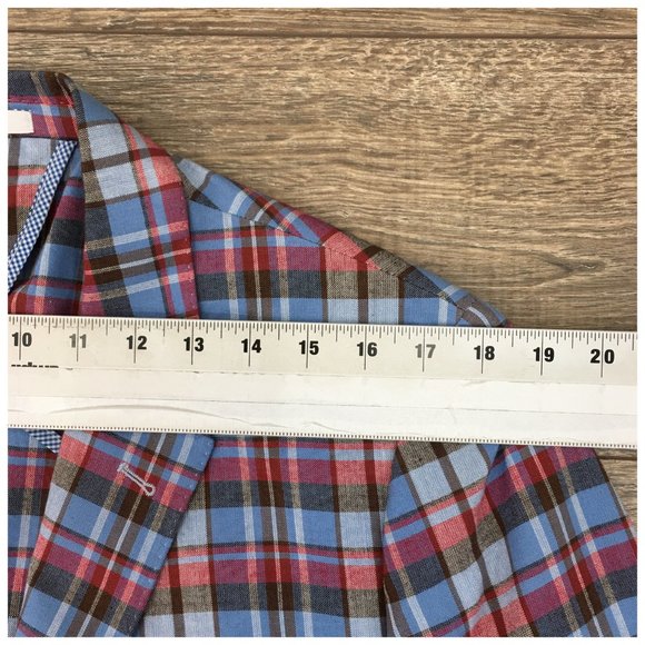 New Men's John W Nordstrom Blazer Sport Coat Two Button Cotton Sports Jacket 40R - Picture 9 of 12